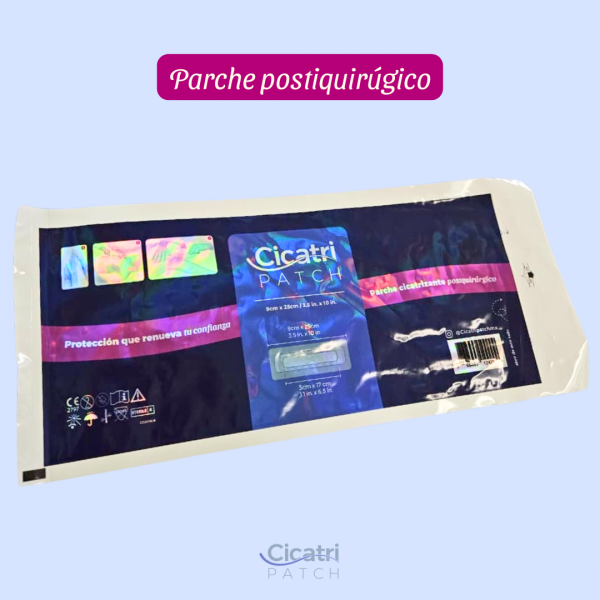 CicatriPatch - Parche de Silicón y Plata Iónica para Cicatrización Postoperatoria - Imagen 2