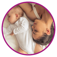 Mamá tranquila porque usó el parche CicatriPATCH al finalizar su cesárea